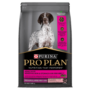 PRO PLAN Adult Sensitive Skin & Stomach Medium & Large Breed Dry Dog Food 3kg