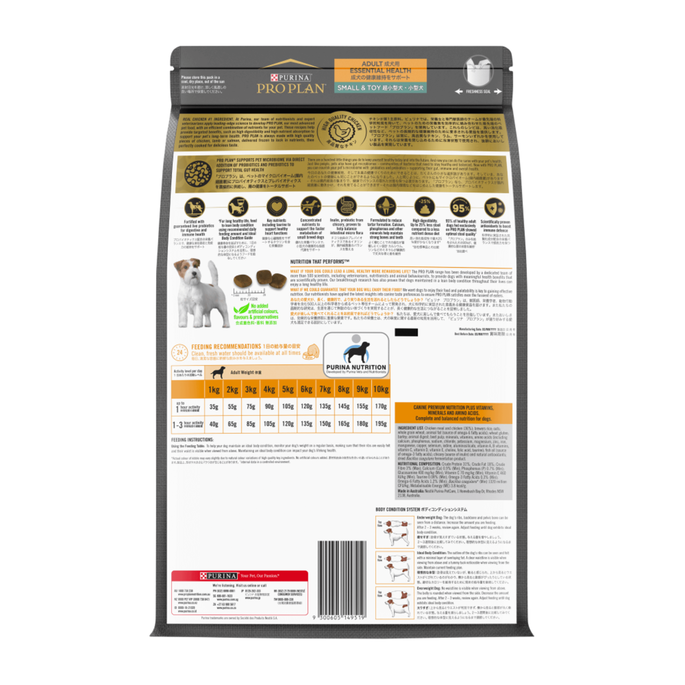 PRO PLAN Adult Small & Toy Breed Chicken Dry Dog Food 7Kg - Image 3