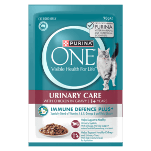 PURINA ONE Adult Urinary Care with Chicken in Gravy Wet Pouch 12 x 70g