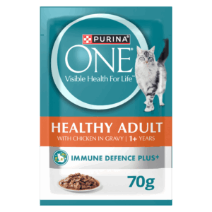 PURINA ONE Adult with Succulent Chicken in Gravy Wet Pouch 12 x 70g