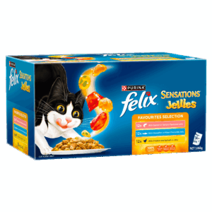 FELIX Adult Sensations® Jellies Favourites Selection Wet Cat Food 36x85g