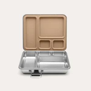 CrunchBox 2.0 Lunch Box with Leak Resistant Seal | Praline