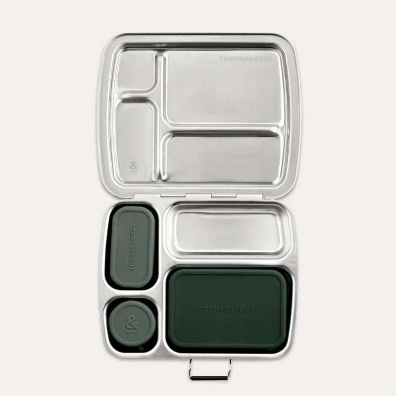 CrunchBox™ OG Lunch Box | Moss 3 Pot Set