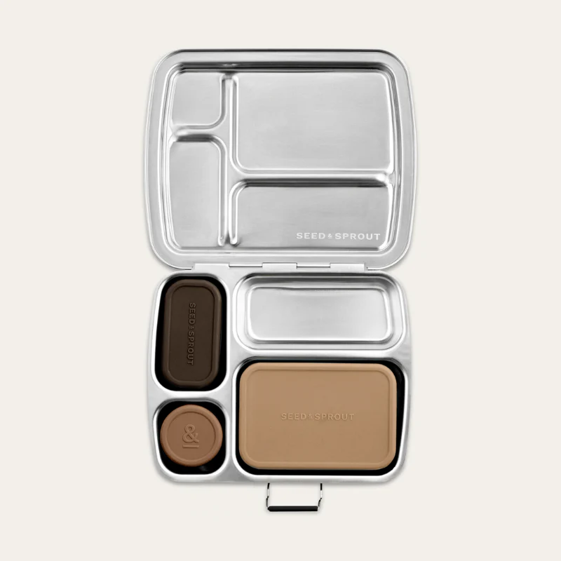 CrunchBox™ OG Lunch Box | Pecan 3 Pot Set