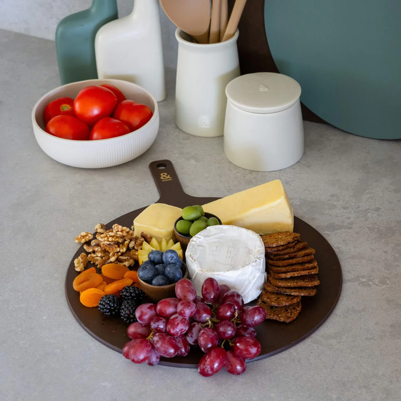 Round Wood Fibre Chopping Board | Nutmeg - Image 7