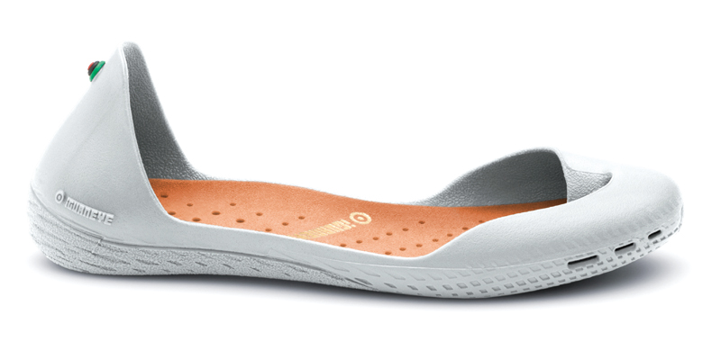 iGUANEYE - Minimalist Shoe - Freshoes - Light Grey / Amber Orange