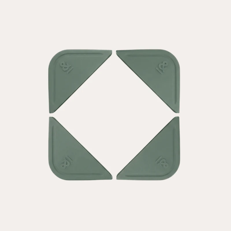 Silicone Anti-Slip Chopping Board Corners | Eucalyptus