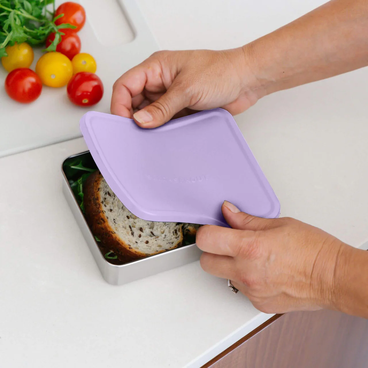 CrunchBox™ 2.0 Snack Pots | Square Lilac - Image 3