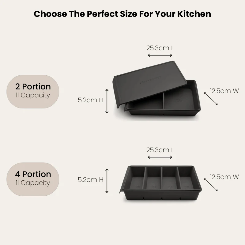 2 Portion Silicone Freezer Mould | Liquorice - Image 6