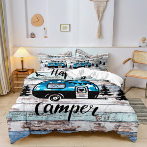 Camping Theme Duvet Cover