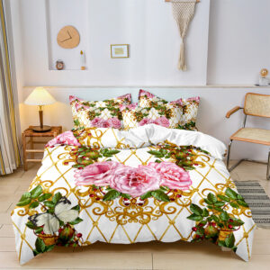 Luxury Flower Duvet Cover