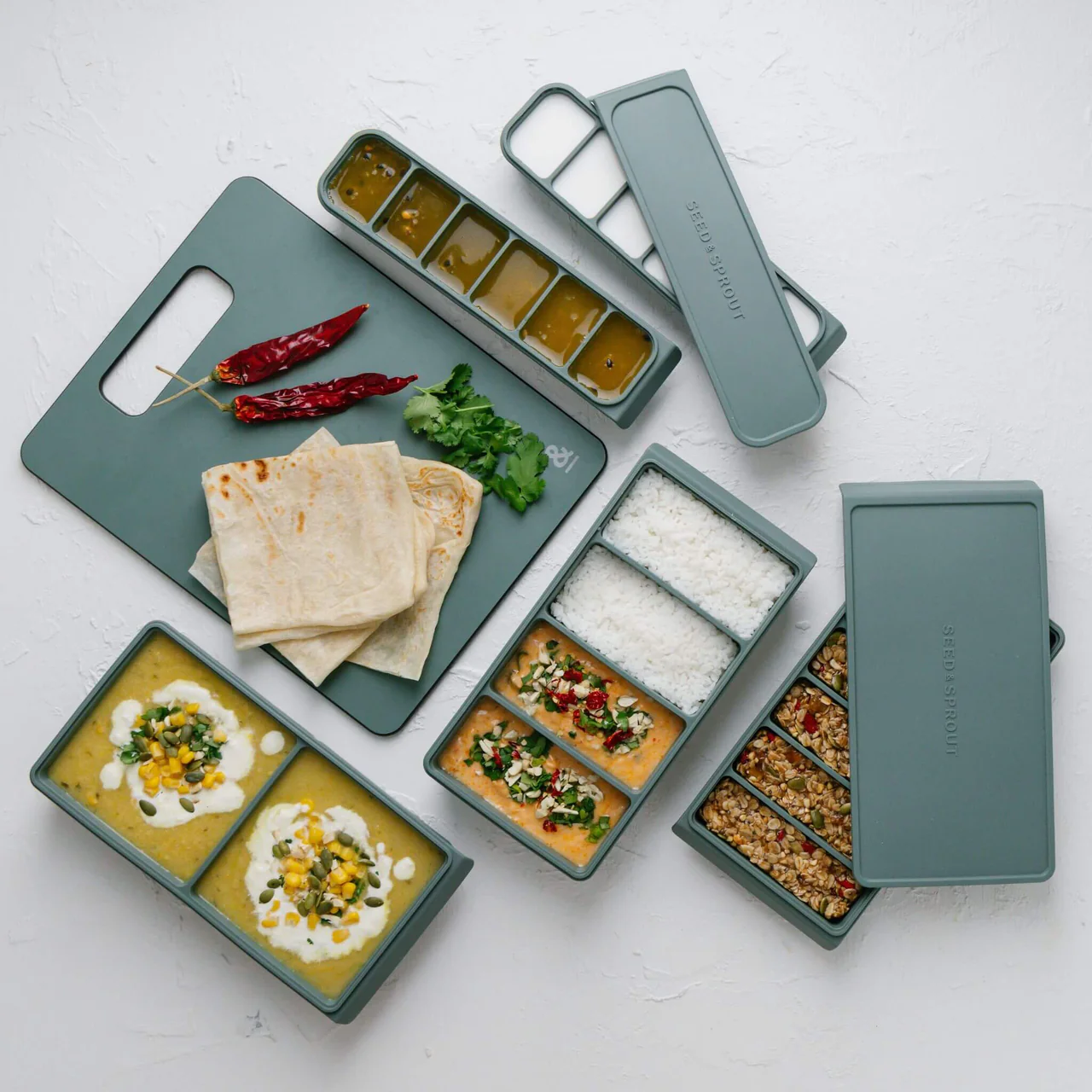 2 Portion Silicone Freezer Tray | 500ml - Image 10