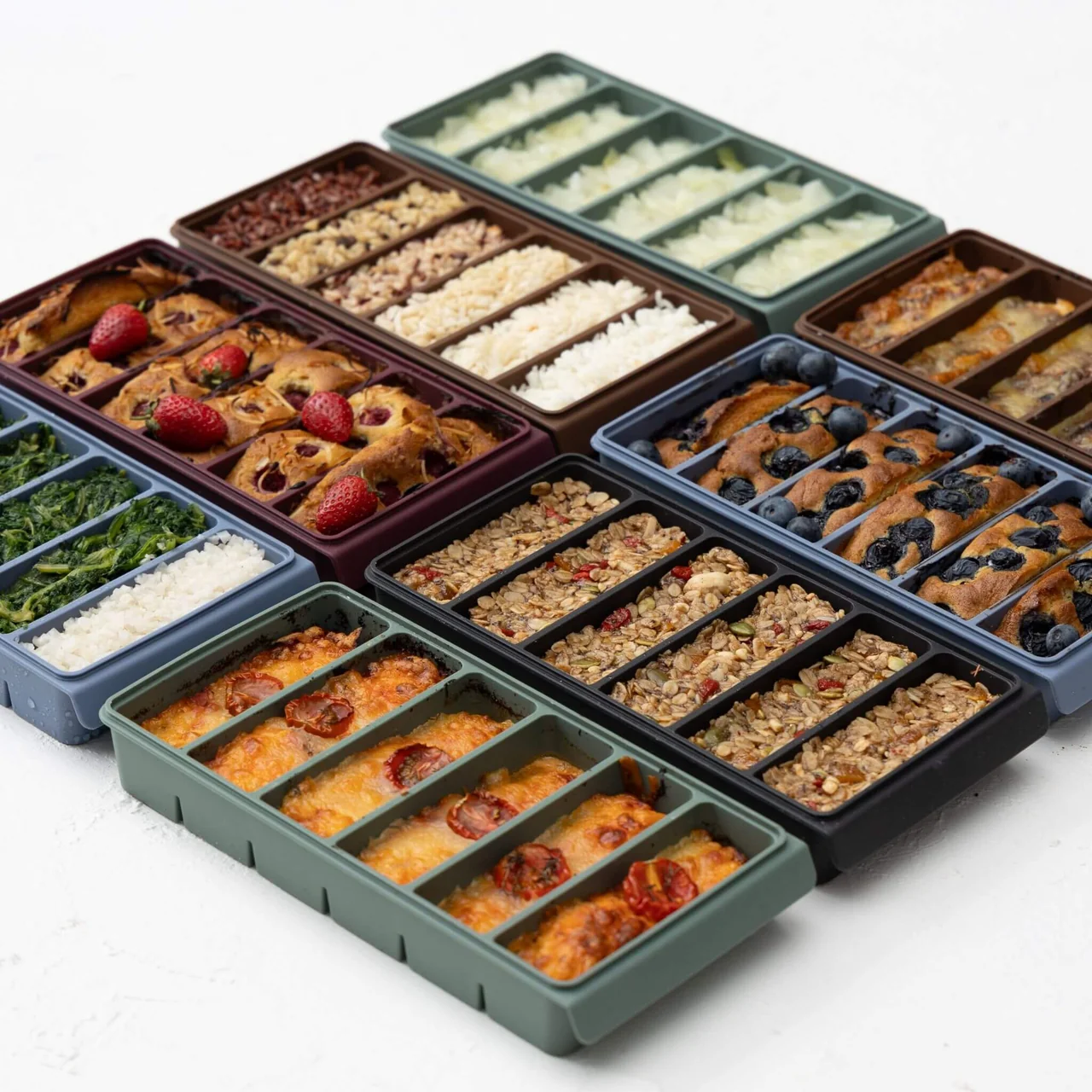 6 Portion Silicone Freezer Tray | 100ml - Image 6