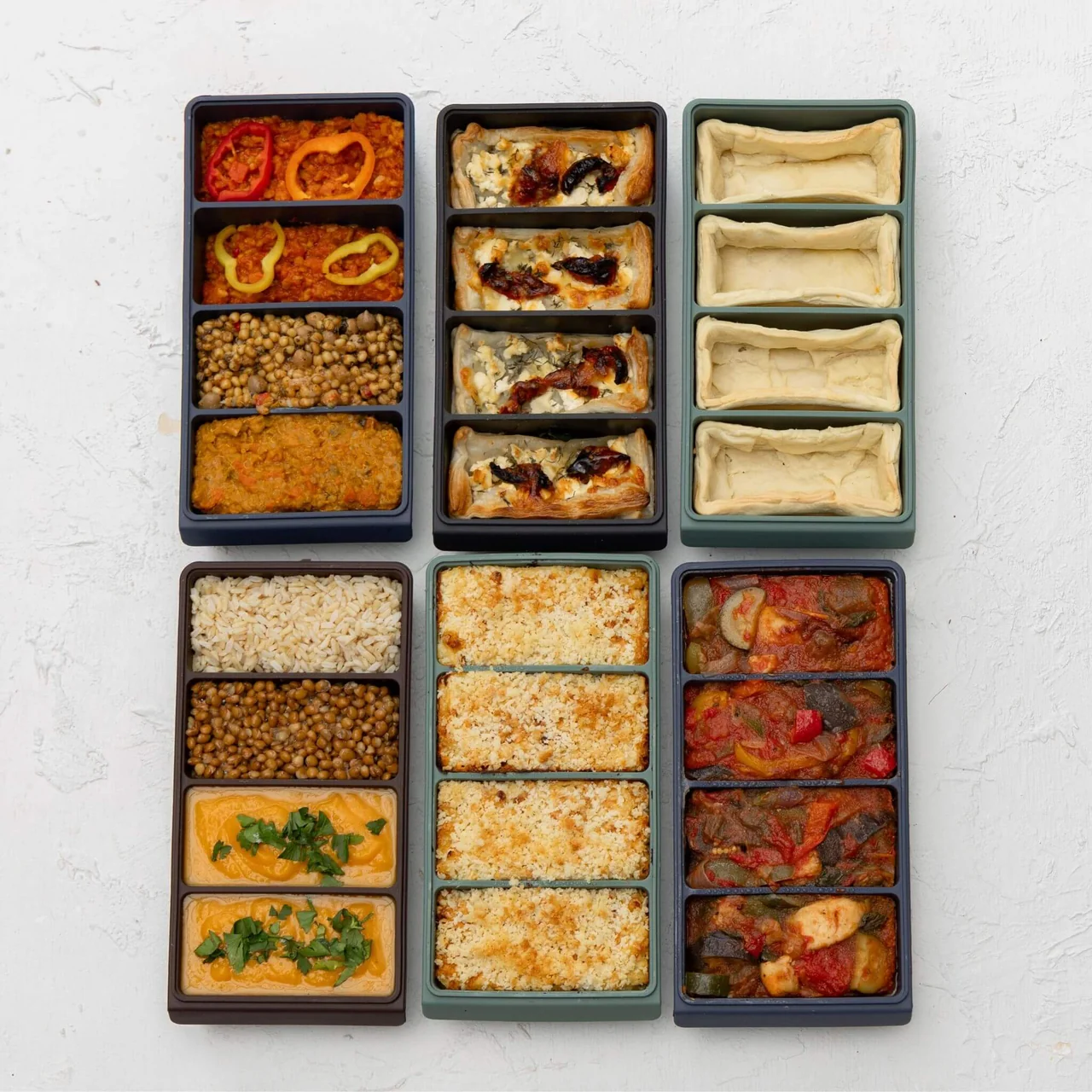 4 Portion Silicone Freezer Tray | 250ml - Image 9