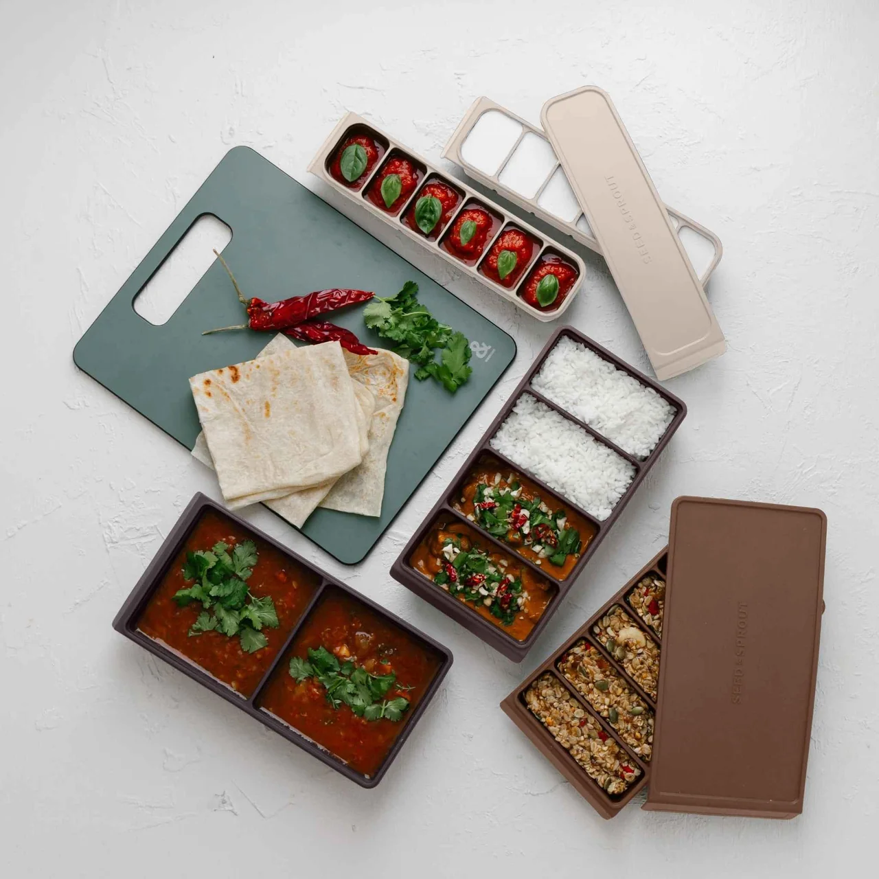 6 Portion Silicone Freezer Tray | 100ml - Image 11