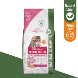 Trouble and Trix Tofu Cat Litter - Cherry Blossom 10 Litre