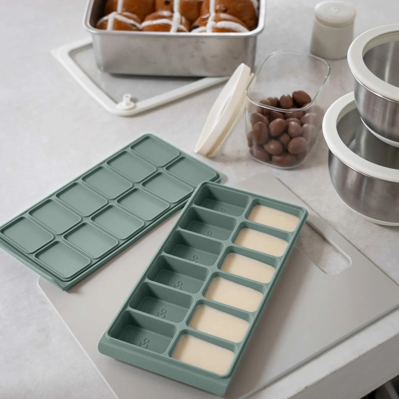 12 Portion Silicone Freezer Tray | 25ml - Image 8
