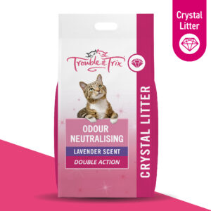 Trouble and Trix Crystal Odour Neutralising Lavender Cat Litter 15 Litre